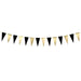 Black & Gold Bunting flags