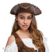 Brown Pirate Tricorn Hat The Ultimate Balloon And Party Shop Cheltenham & Gloucester Balloons & Fancy Dress 
