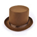 Brown Top Hat (Quality) The Ultimate Balloon And Party Shop Cheltenham & Gloucester Balloons & Fancy Dress 