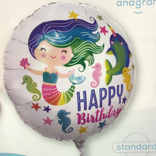 Happy Birthday Foil Balloon - Sea Life