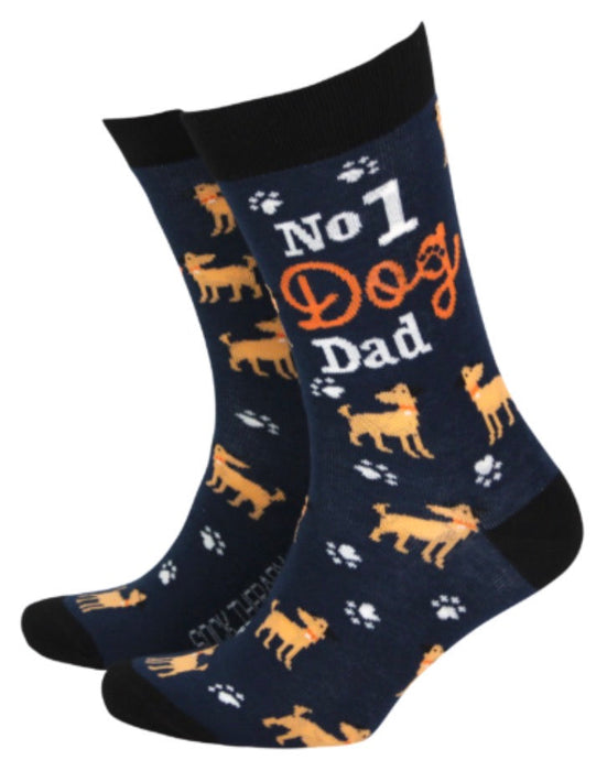 Men’s Bamboo Gift Socks - No 1 Dog Dad The Ultimate Balloon And Party Shop Cheltenham & Gloucester Balloons & Fancy Dress 