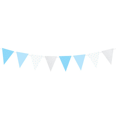 Paper Birthday Bunting - Blue