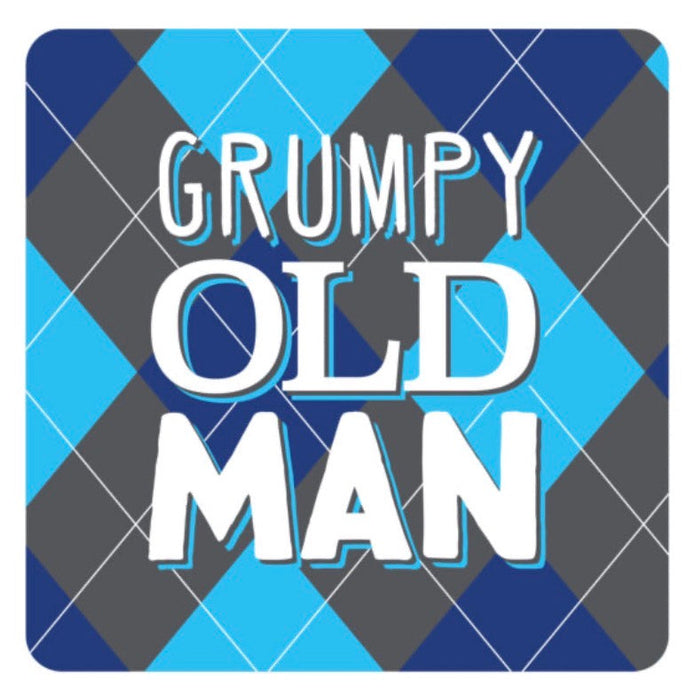 Gift Drinks Coaster - Grumpy Old Man The Ultimate Balloon And Party Shop Cheltenham & Gloucester Balloons & Fancy Dress 