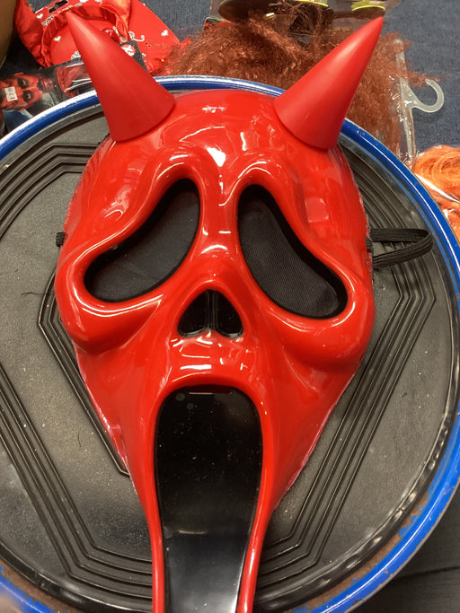 Red Scream Ghost Face Mask