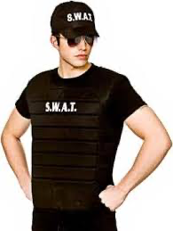 Swat Kit - Vest & Hat The Ultimate Balloon And Party Shop Cheltenham & Gloucester Balloons & Fancy Dress 