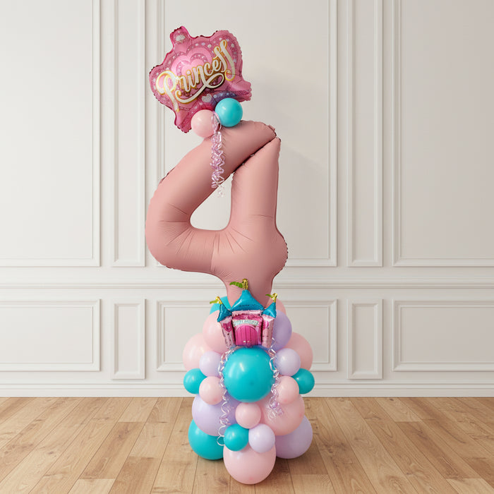 Deluxe Age Themed Balloon Stack - Princess The Ultimate Balloon And Party Shop Cheltenham & Gloucester Balloons & Fancy Dress 