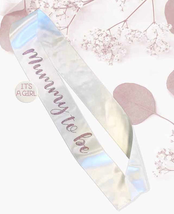 Mummy To Be Sash & Badge Set - Pink The Ultimate Balloon And Party Shop Cheltenham & Gloucester Balloons & Fancy Dress 