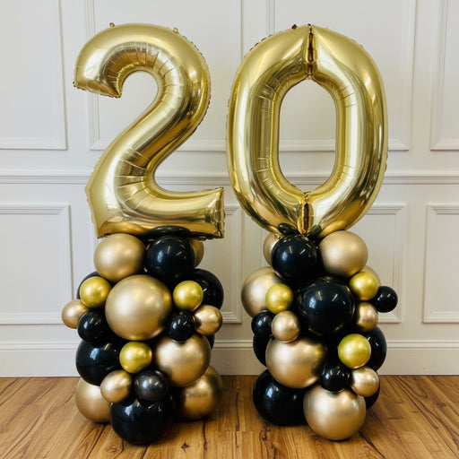 Celebration Number Balloon Stack The Ultimate Balloon And Party Shop Cheltenham & Gloucester Balloons & Fancy Dress 