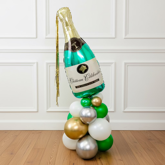 Champagne Bottle Celebration Floor Stack The Ultimate Balloon And Party Shop Cheltenham & Gloucester Balloons & Fancy Dress 