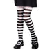 Child’s Striped Kids Tights - Black & White The Ultimate Balloon And Party Shop Cheltenham & Gloucester Balloons & Fancy Dress 