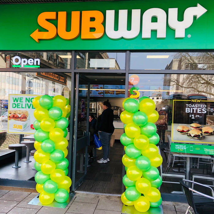 Corporate Large Balloon Towers (Pair) The Ultimate Balloon And Party Shop Cheltenham & Gloucester Balloons & Fancy Dress 