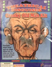 Cranky Old Man Facial Hair Kit The Ultimate Balloon And Party Shop Cheltenham & Gloucester Balloons & Fancy Dress 