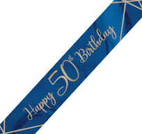 50th Birthday Banner