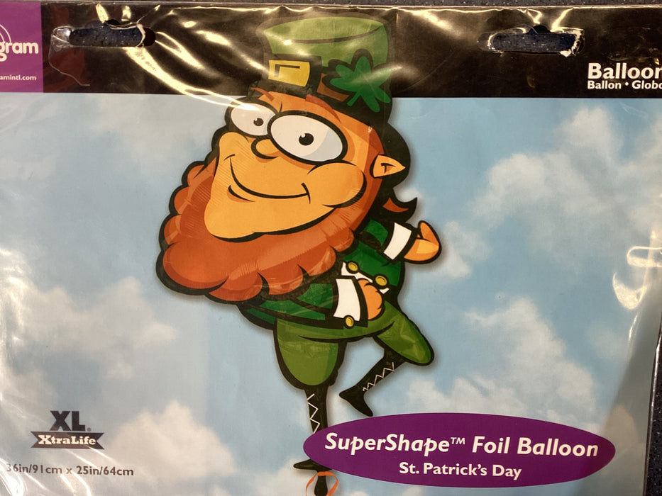 36” Leprechaun Large Foil Balloon