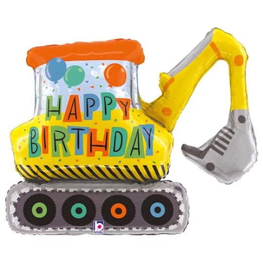 31” Birthday Construction Supershape Balloon