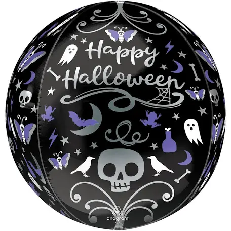 Halloween Orbz Balloon - Pumpkin The Ultimate Balloon And Party Shop Cheltenham & Gloucester Balloons & Fancy Dress 