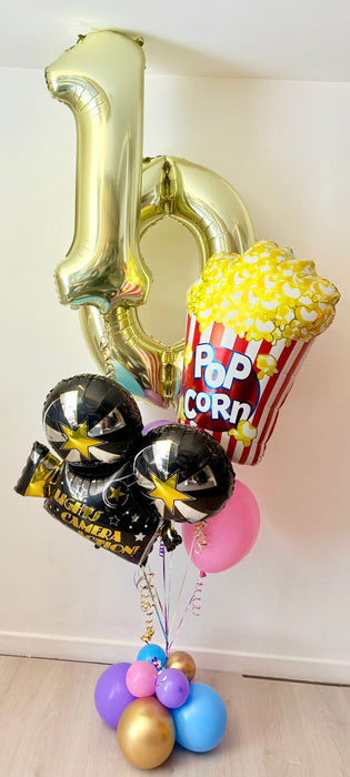 Large Number Movie Themed Mixed Balloon Display The Ultimate Balloon And Party Shop Cheltenham & Gloucester Balloons & Fancy Dress 