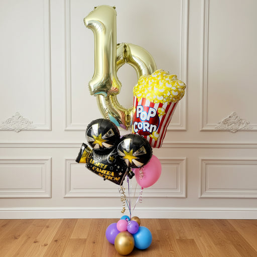 Large Number Movie Themed Mixed Balloon Display The Ultimate Balloon And Party Shop Cheltenham & Gloucester Balloons & Fancy Dress 