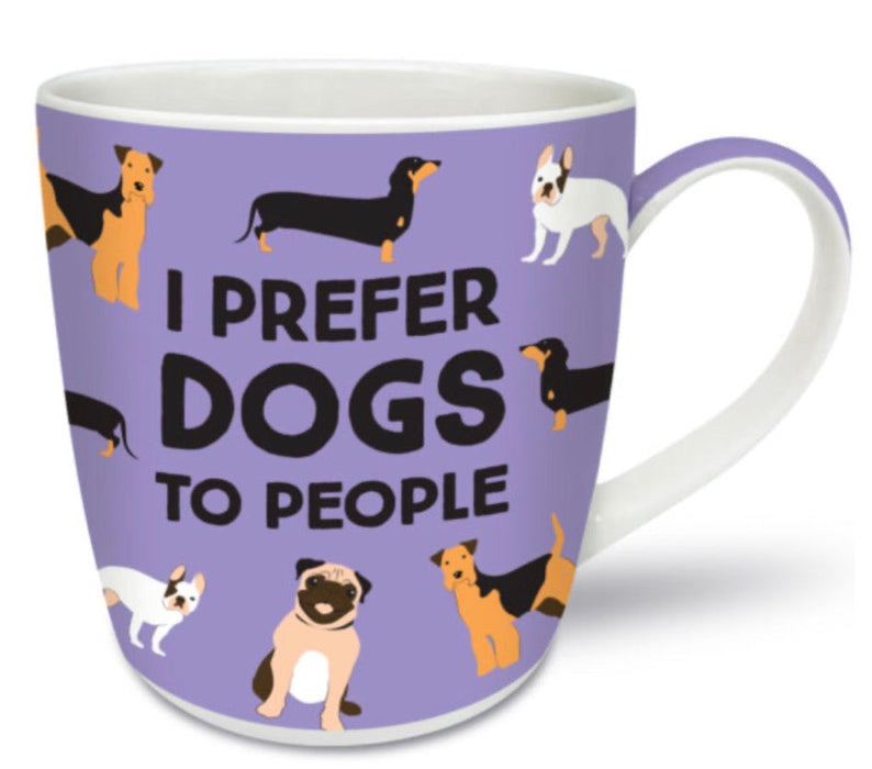 Novelty Gift Mug - I Prefer Dogs The Ultimate Balloon And Party Shop Cheltenham & Gloucester Balloons & Fancy Dress 