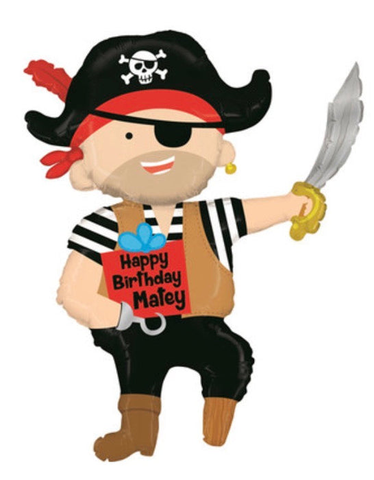 39" Foil Pirate Birthday Foil Balloon The Ultimate Balloon And Party Shop Cheltenham & Gloucester Balloons & Fancy Dress 