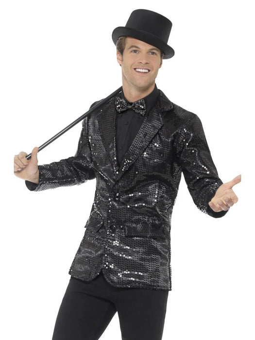 Sequin Men’s Jacket - Black