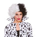 Dalmatian Lady Wig (Cruella)