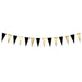 Decoration Garland - Black, Gold & Silver The Ultimate Balloon And Party Shop Cheltenham & Gloucester Balloons & Fancy Dress 