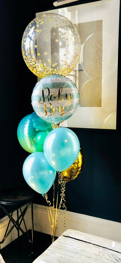 Deluxe Baby Celebration Balloon Display. The Ultimate Balloon And Party Shop Cheltenham & Gloucester Balloons & Fancy Dress 