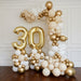 Deluxe Half Organic Balloon Arch - Gold & Neutral The Ultimate Balloon And Party Shop Cheltenham & Gloucester Balloons & Fancy Dress 
