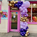 Deluxe Half Organic Balloon Arch - Purple Tones The Ultimate Balloon And Party Shop Cheltenham & Gloucester Balloons & Fancy Dress 
