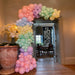 Deluxe Large Half Organic Balloon Arch - Pastel Rainbow The Ultimate Balloon And Party Shop Cheltenham & Gloucester Balloons & Fancy Dress 