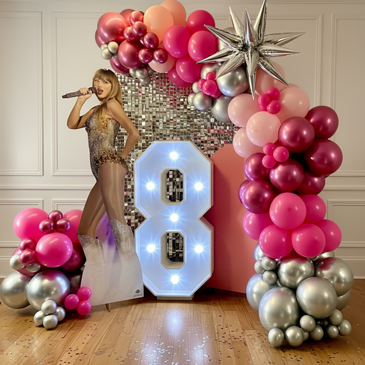 Deluxe Large Themed Birthday Set-Up - Taylor Swift The Ultimate Balloon And Party Shop Cheltenham & Gloucester Balloons & Fancy Dress 