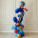 Dlx Age Themed Balloon Stack - Sonic The Ultimate Balloon And Party Shop Cheltenham & Gloucester Balloons & Fancy Dress 