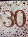 Age 30 Napkins - Rose Gold The Ultimate Balloon And Party Shop Cheltenham & Gloucester Balloons & Fancy Dress 