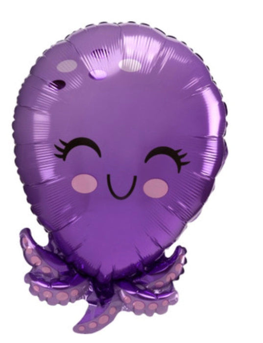 21” Shape Foil Helium Balloon - Octopus The Ultimate Balloon And Party Shop Cheltenham & Gloucester Balloons & Fancy Dress 