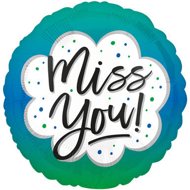 18" Foil Miss You Balloon
