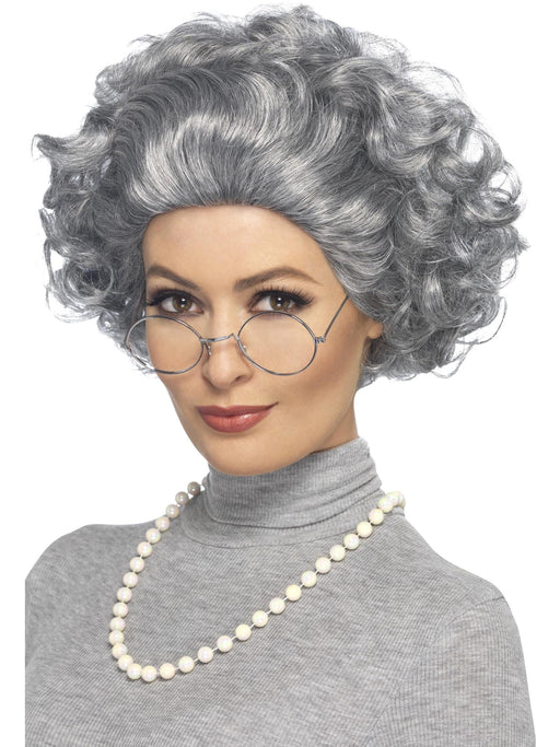 Granny Dress up Kit Wig/glasses/pearls The Ultimate Balloon And Party Shop Cheltenham & Gloucester Balloons & Fancy Dress 
