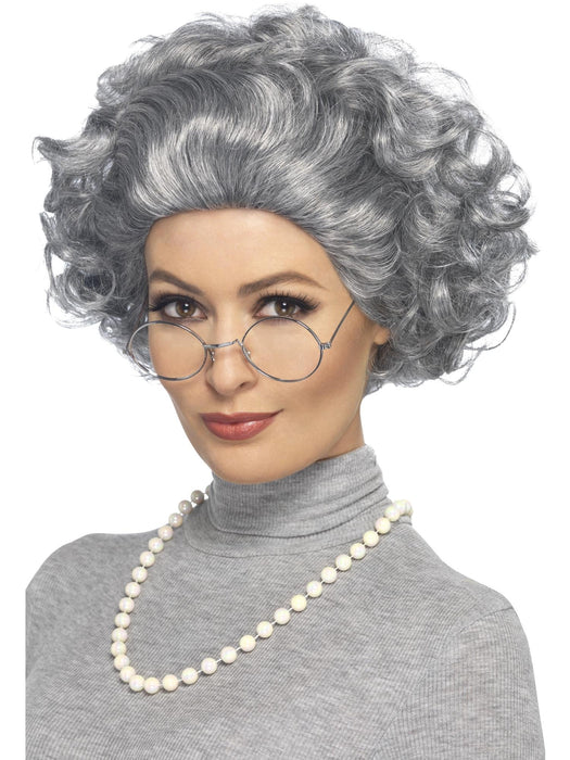 Granny Dress up Kit Wig/glasses/pearls The Ultimate Balloon And Party Shop Cheltenham & Gloucester Balloons & Fancy Dress 