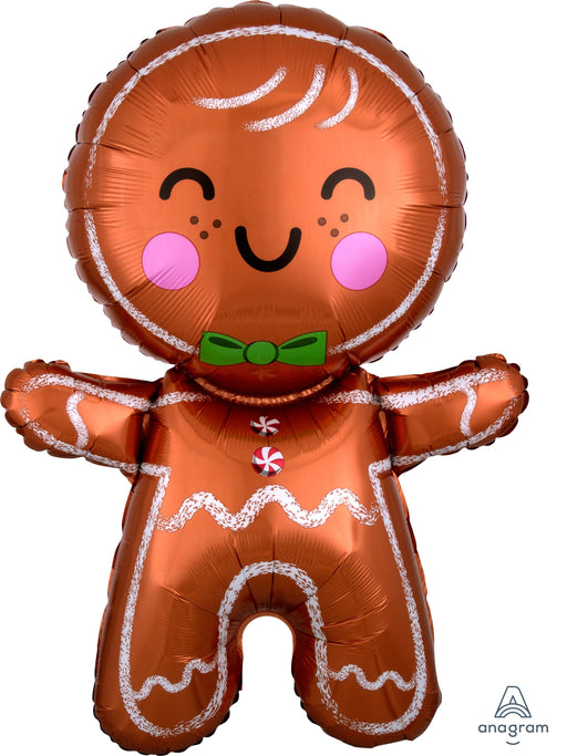 31”  Foil Gingerbread Man Balloon