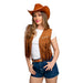 Cowboy Waistcoat - Faux Suede Brown The Ultimate Balloon And Party Shop Cheltenham & Gloucester Balloons & Fancy Dress 