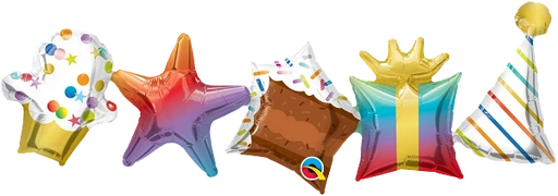 Foil Balloon Party Garland The Ultimate Balloon And Party Shop Cheltenham & Gloucester Balloons & Fancy Dress 