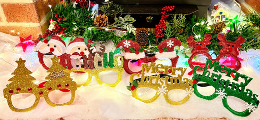 Novelty Christmas Glasses - Assorted The Ultimate Balloon And Party Shop Cheltenham & Gloucester Balloons & Fancy Dress 