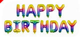 Happy Birthday Balloon Banner Rainbow The Ultimate Balloon And Party Shop Cheltenham & Gloucester Balloons & Fancy Dress 