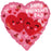 Happy Valentines Day Foil Balloon - Cute Hearts