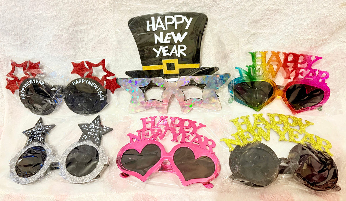 Happy New Year Shades The Ultimate Balloon And Party Shop Cheltenham & Gloucester Balloons & Fancy Dress 