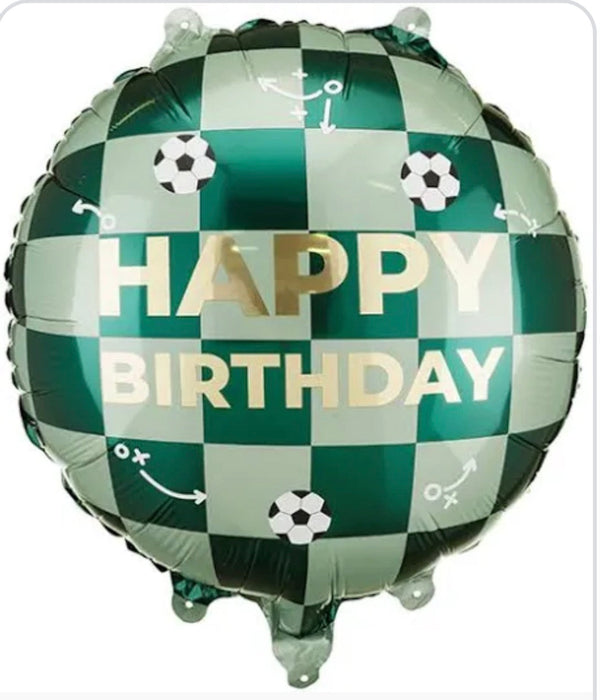 18" Football Happy Birthday Balloon The Ultimate Balloon And Party Shop Cheltenham & Gloucester Balloons & Fancy Dress 