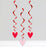 Swirl Heart String Decorations - 3 Piece