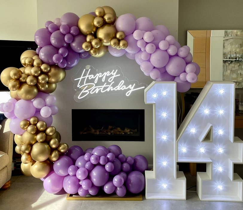 Birthday Circle Balloon Arch