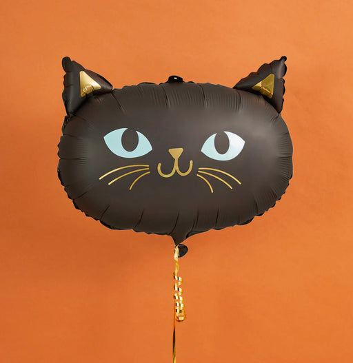 18" Halloween Foil Balloon -  Black Cat Head