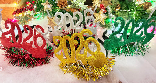 New Years ”2026” Headband The Ultimate Balloon And Party Shop Cheltenham & Gloucester Balloons & Fancy Dress 